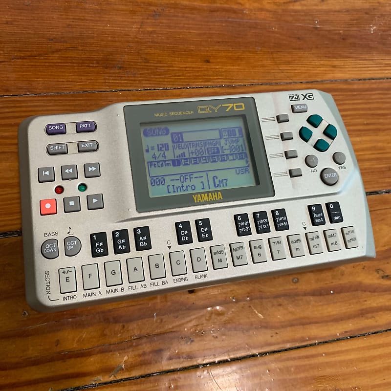 Yamaha QY70 MIDI Sequencer + GM Sound Module (US Seller) Reverb