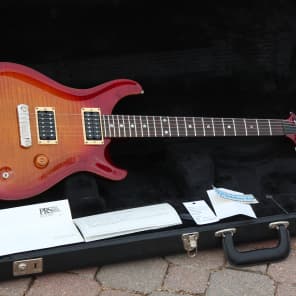 1993 Paul Reed Smith PRS Custom 22 Cherry Sunburst Hard Tail Sweet Switch Guitar With OHSC image 2