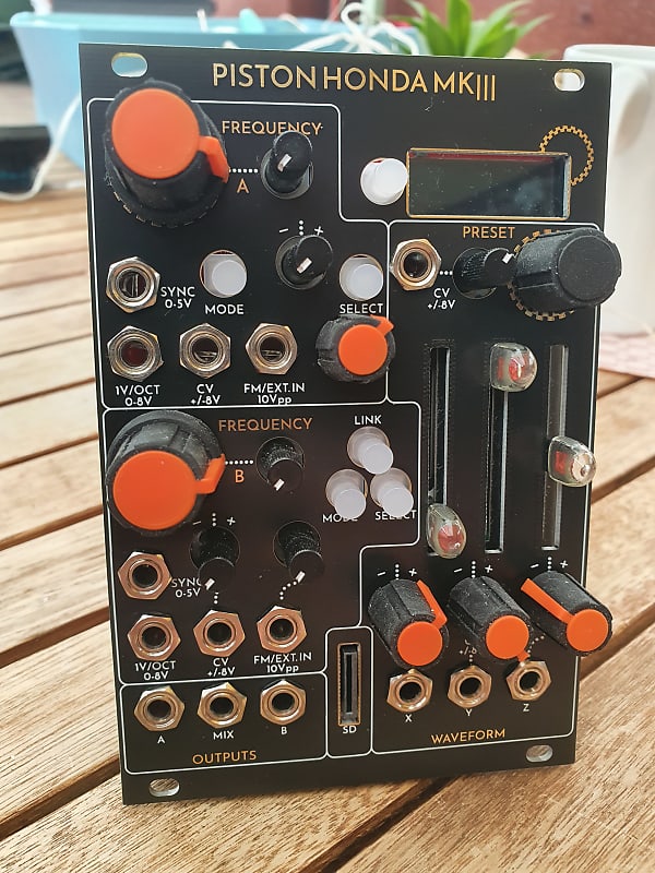 Industrial Music Electronics Piston Honda III Black Panel