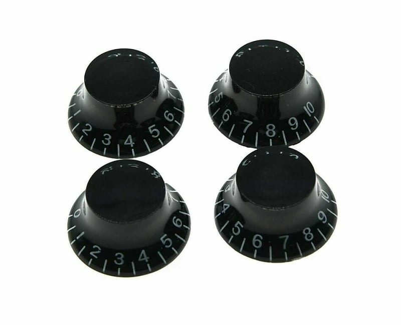 *NEW 4 Bell Top Hat CONTROL KNOBS for Gibson Les Paul 6mm Reverb