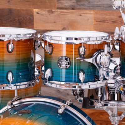 MAPEX ARMORY LIMITED EDITION 7 PIECE DRUM KIT, OCEAN SUNSET, EXCLUSIVE image 10