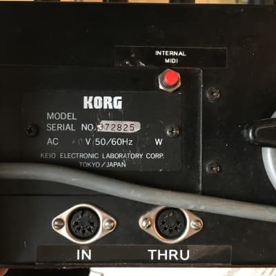 Korg Mono/Poly + Kenton Midi + Tubbutec Mods + Flight Case image 4