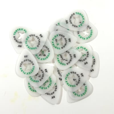 Dunlop Guitar Picks Tortex Flex X Standard 24 Picks .88mm Medium (428XP.88)