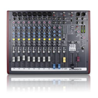 Allen & Heath ZED60-14FX Live and Studio Mixer with Digital FX and USB Port image 1