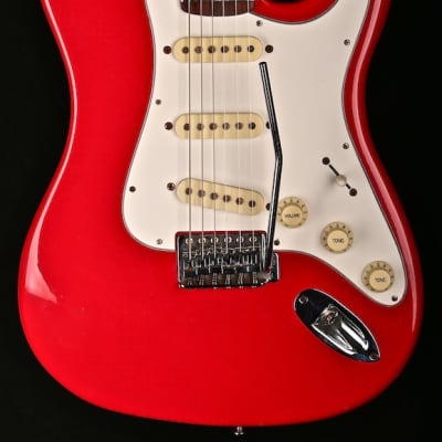 Memphis  c. 1980's Stratocaster  c. 1980's Fiesta Red image 2