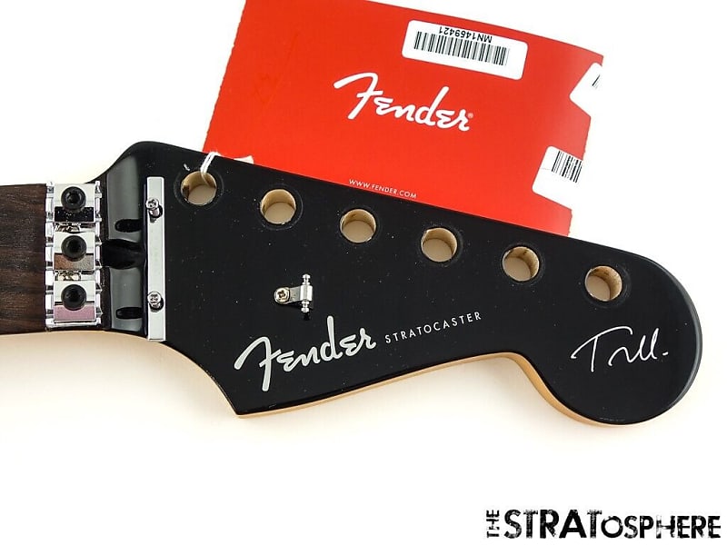 Fender Tom Morello Stratocaster Strat NECK, Black Headstock Reverb