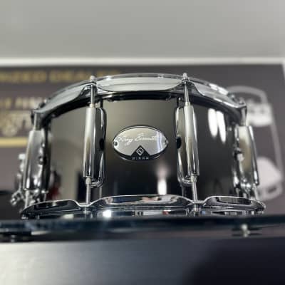 Dixon Artisan Signed Gregg Bissonette 6.5″ X 14″ Steel Snare Drum - Authorized Dixon Dealer image 4