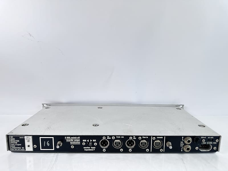 Dolby 361 Noise Reduction System | Reverb