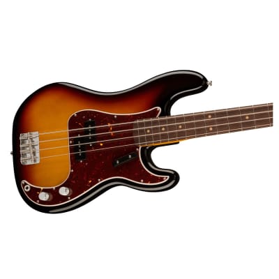 Fender American Vintage II 1960 Precision Bass Rosewood 3 Colour Sunburst image 4