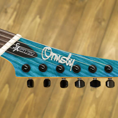 Ormsby SX Carved Top GTR6 (Run 10) Multiscale - Maya Blue Candy Gloss image 21