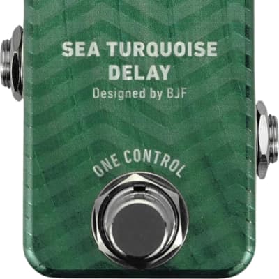 Reverb.com listing, price, conditions, and images for one-control-sea-turquoise-delay