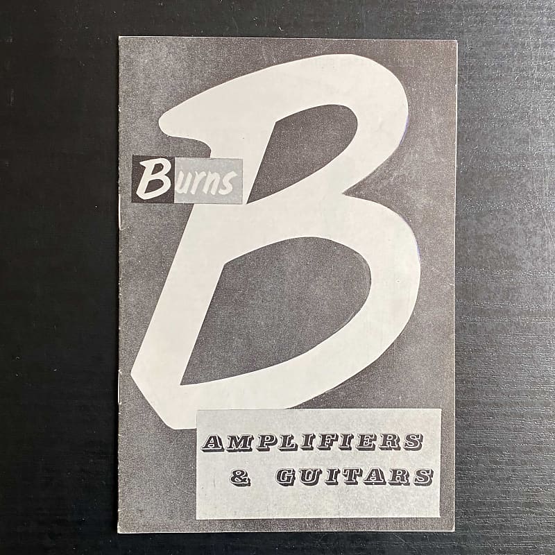 Burns full line catalog 1964 (Hank Marvin) Reverb
