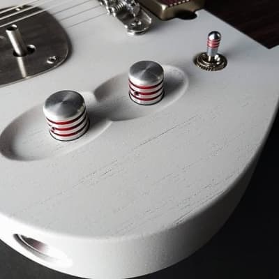 Tao Guitars T-Bucket "Cedar Beach" Grey/Red, Mastery Vibrato & Bridge 2020/NEW (Authorized Dealer) image 12