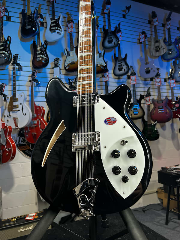 New 2023 Rickenbacker 360/12 12-String 360 Electric, Jetglo w/ OHSCase and Free Ship 756 image 1