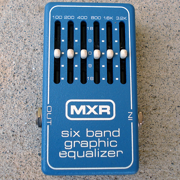 MXR 6-Band EQ M-109 blue reissue | Reverb