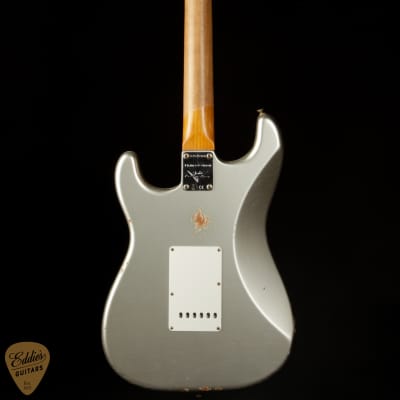 Fender Custom Shop Limited Edition 1963 Stratocaster Relic - Aged Inca Silver image 5