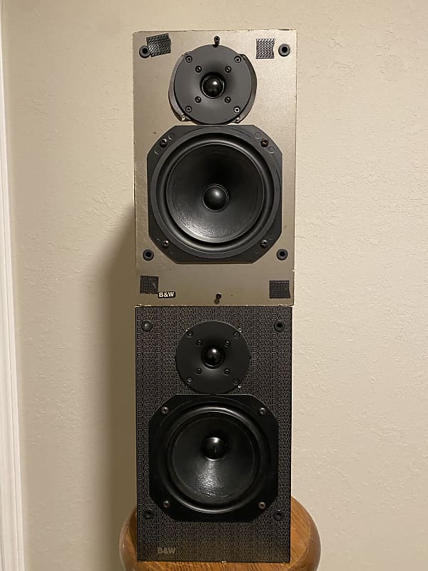B&W Bookshelf speakers Vintage Reverb