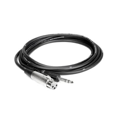 Hosa STX-120F Balanced Interconnect, XLR3F to 1/4 in TRS, 20 ft image 2