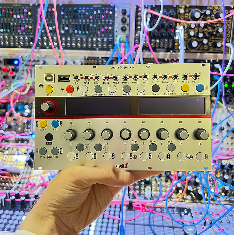 Five12 Vector Sequencer & Expander Eurorack & MIDI Note Reverb