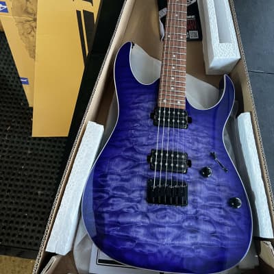 Ibanez RG421QM-CBB Standard 2024 - Present - Cerulean Blue | Reverb