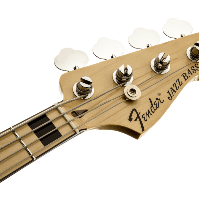 Fender Geddy Lee Jazz Bass Black Maple Fretboard image 4