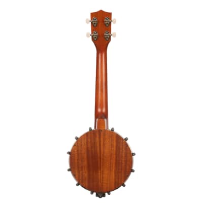 New Kala Natural Mahogany Banjo Concert Ukulele image 4