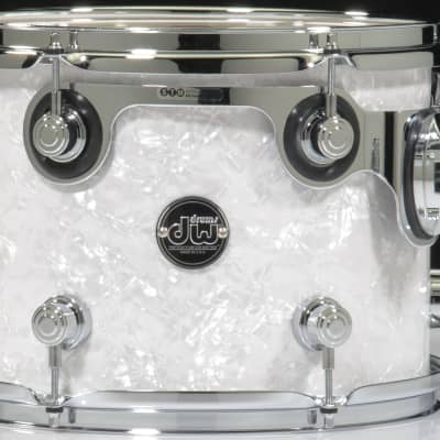 DW Performance Series 6pc Drum Kit White Marine 10/12/14/16/22/14SD image 5
