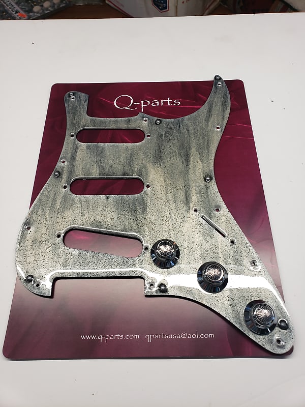Q Parts Stratocaster Metal Designer Pickguard image 1