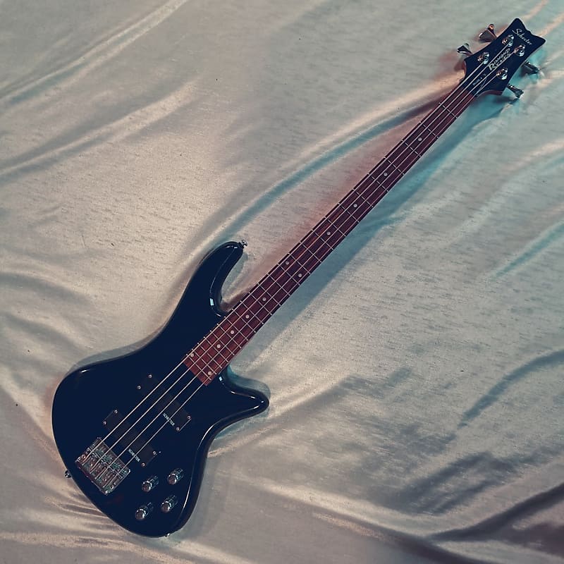 ベース SCHECTER STILETTO DELUXE-4 Schecter Stiletto Deluxe 4 String Basswood Active Blue | Reverb