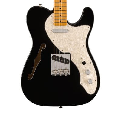Fender Vintera II 60s Telecaster Thinline - Black w/ Maple FB image 3