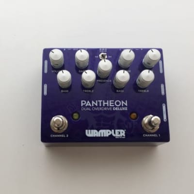 Wampler Dual Pantheon 2-channel Overdrive Pedal w/ Original box & paperwork image 2