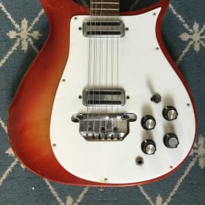 Rickenbacker 450-12 12-String Electric Guitar 1967 Fireglo image 2