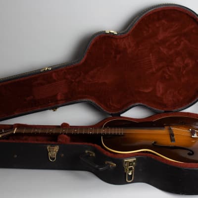 Epiphone  Zenith Arch Top Acoustic Guitar (1936), ser. #10926, black hard shell case. image 10