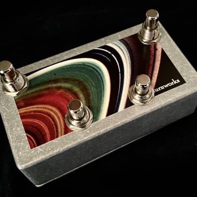 Saturnworks Soft Touch Normally Open or Normally Closed Momentary Double Double Switch + TRS Jacks for Boss, Line 6, EHX, & More - Handcrafted in California