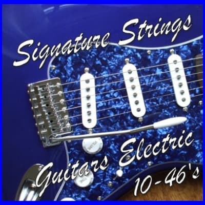 Electric Guitar Strings 10-46's LIGHT Gauge Nickel wound .010- .046 for sale