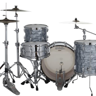 Ludwig Pre-Order Legacy Mahogany Sky Blue Pearl Downbeat Kit 14x20_8x12_14x14 Drums Shell Pack Special Order Authorized Dealer image 3