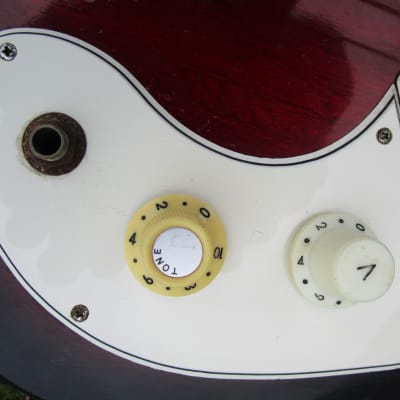 Kimberly Bass Guitar,  1960's,  Japan, 2 Humbucker Pickups, Fresh Setup image 5