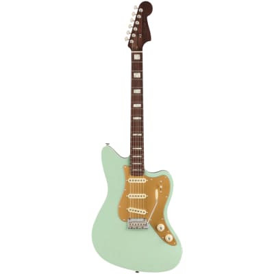 Fender Parallel Universe Jazz Deluxe,Transparent Faded Sea Foam Green, Rosewood Fingerboard image 15
