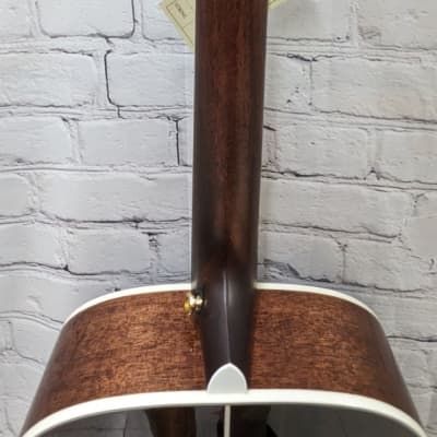 D'Angelico DAEOMXTWALGP Tammany XT Orchestra Acoustic Guitar - Walnut Stain Finish image 8