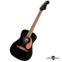 Fender Malibu Player Small-Bodied Acoustic/Electric Guitar - Jetty Black