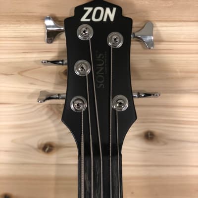Zon Sonus USA Lined Fretless 5 string bass w Original Hard Case 2006 image 5