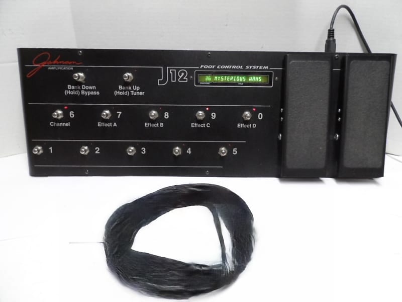 JOHNSON MILLENNIUM MILLENIUM J 12 J12 MIDI EFFECT FOOT AMP CONTROL Controller PEDAL JM250 250 JM150 image 1