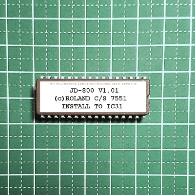 Roland JD-800 OS v1.01 EPROM Firmware Upgrade KIT / New ROM Final Update Chip JD800