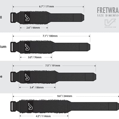 GruvGear FretWraps Black 3-Pack (Small) image 2