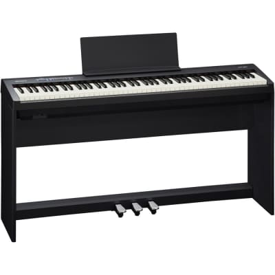 ROLAND FP-30 DIGITAL PIANO, Keyboard Stand, Keyboard Bench, Sustain Pedal, NKTM 88 Gig Bag Bundle image 4
