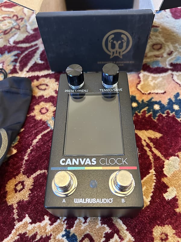 Walrus Audio Canvas Clock