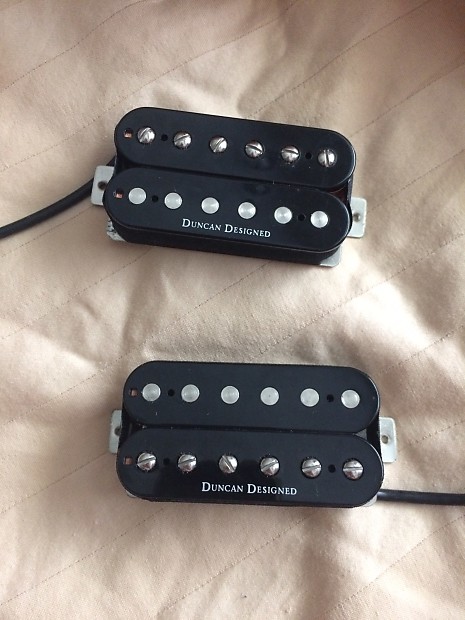 薄型レスポール　Duncan Designed HB-102B 102N 搭載 Duncan Designed HB102N and HB102B Chrome Humbucking pickup