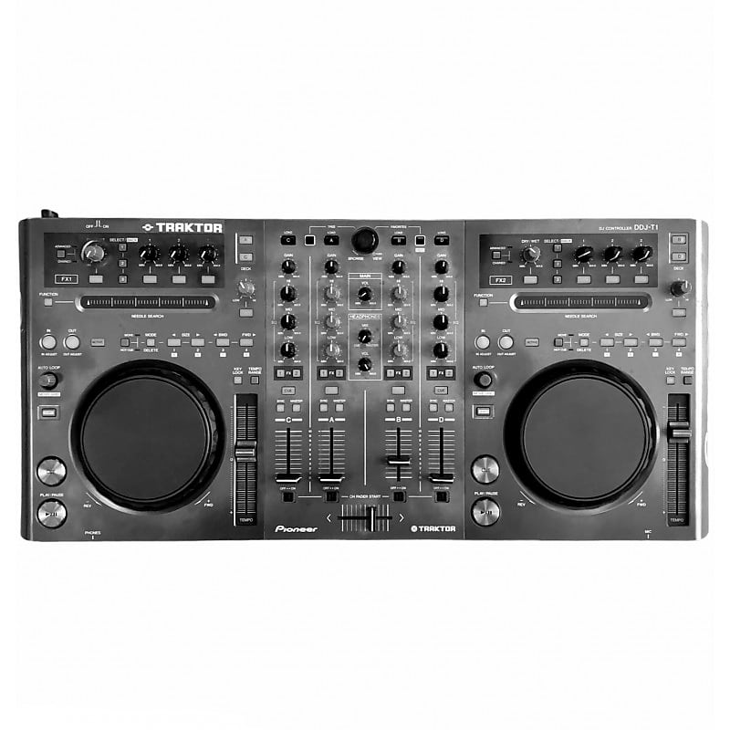 DJ機材 Pioneer DDJ-T1 DDJ-T1 (archived) DJ controller for TRAKTOR (black) - Pioneer DJ