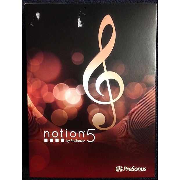 PreSonus Notion 5 Music Notation Software Reverb