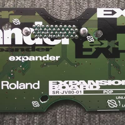 Roland SR-JV80-01 Pop Expansion Board 1990s - Green